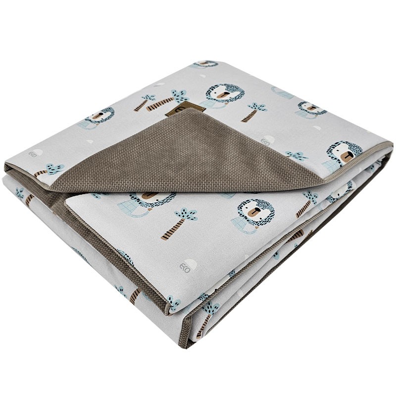 Educational blanket mat with lining VELVET LION/BEIGE Educational blanket mat with lining VELVET LION/BEIGE