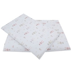 Nyomtatott pamut ágynemű - 2 db 120x90 cm BUNNY Nyomtatott pamut ágynemű - 2 db 120x90 cm BUNNY