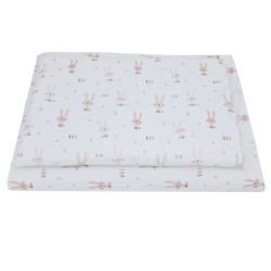 Nyomtatott pamut ágynemű - 2 db 120x90 cm BUNNY Nyomtatott pamut ágynemű - 2 db 120x90 cm BUNNY