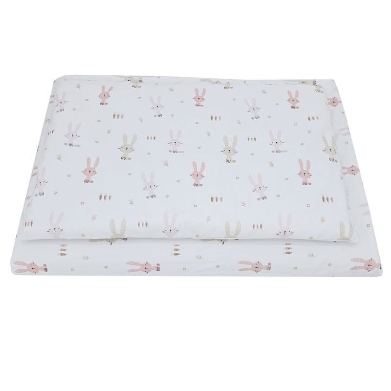 Kokvilnas apdrukāta gultasveļa - 2 gabali 120x90 cm BUNNY Kokvilnas apdrukāta gultasveļa - 2 gabali 120x90 cm BUNNY