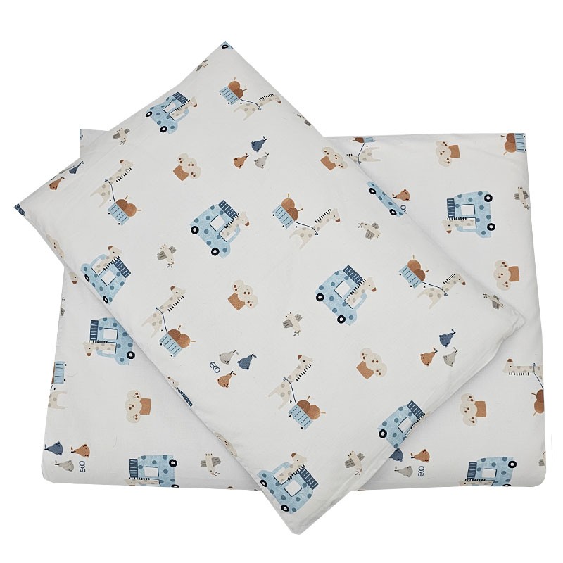 Pamučna posteljina s printom - 2-dijelna 120x90 cm GIRAFFE Pamučna posteljina s printom - 2-dijelna 120x90 cm GIRAFFE