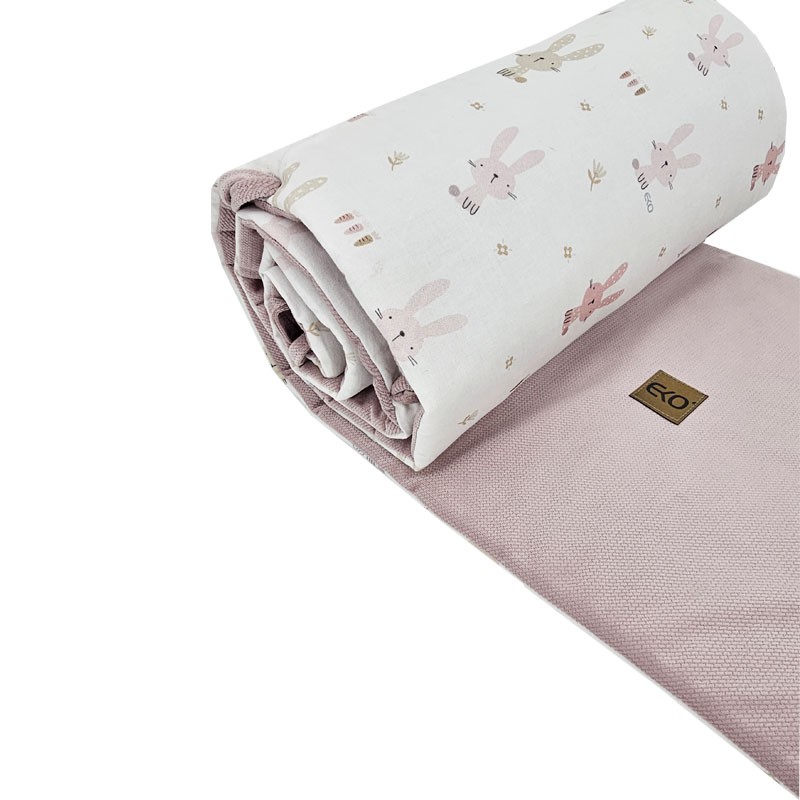 Odbojnik za dječji krevet 360 cm BUNNY/ROSE PINK Odbojnik za dječji krevet 360 cm BUNNY/ROSE PINK