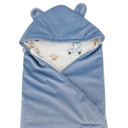 Vreća za spavanje za autosjedalicu VELVET, pojasevi u 3 i 5 točaka GIRAFFE/BLUE Vreća za spavanje za autosjedalicu VELVET, pojasevi u 3 i 5 točaka GIRAFFE/BLUE