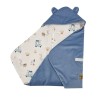 Schlafsack für VELVET Autositz 3- und 5-Punkt-Gurte GIRAFFE/BLUE