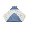 Spací pytel pro tříbodové a pětibodové pásy autosedačky VELVET GIRAFFE/BLUE Spací pytel pro tříbodové a pětibodové pásy autosedačky VELVET GIRAFFE/BLUE