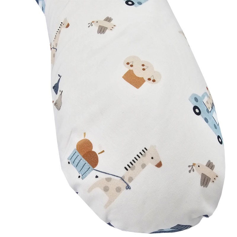 Coussin d'alimentation VELVET GIRAFFE/BLUE Coussin d'alimentation VELVET GIRAFFE/BLUE