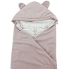 Sac de couchage pour siège auto VELVET harnais 3 points et 5 points BUNNY/ROSE PINK Sac de couchage pour siège auto VELVET harnais 3 points et 5 points BUNNY/ROSE PINK