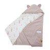 Sac de couchage pour siège auto VELVET harnais 3 points et 5 points BUNNY/ROSE PINK Sac de couchage pour siège auto VELVET harnais 3 points et 5 points BUNNY/ROSE PINK