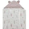 Sac de couchage pour siège auto VELVET harnais 3 points et 5 points BUNNY/ROSE PINK Sac de couchage pour siège auto VELVET harnais 3 points et 5 points BUNNY/ROSE PINK