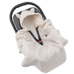 Sleeping bag for car seat 3- and 5-point belts BEIGE
