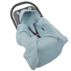 Sleeping bag for car seat 3- and 5-point belts BLUE