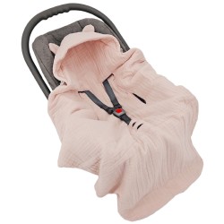 Sleeping bag for car seat 3- and 5-point belts ROSE PINK