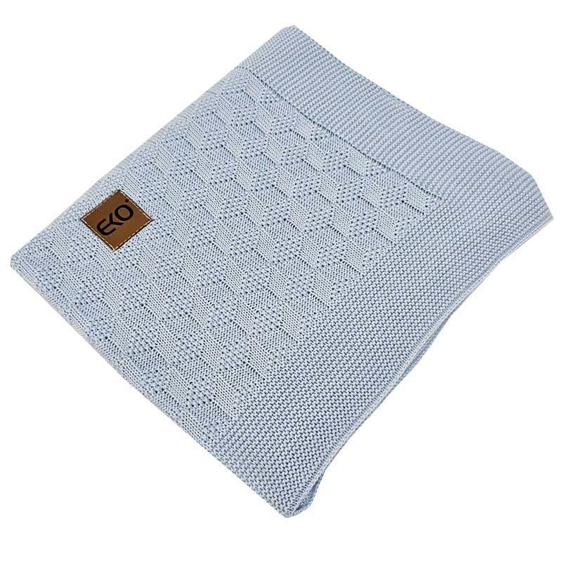 Bamboo blanket BLUE