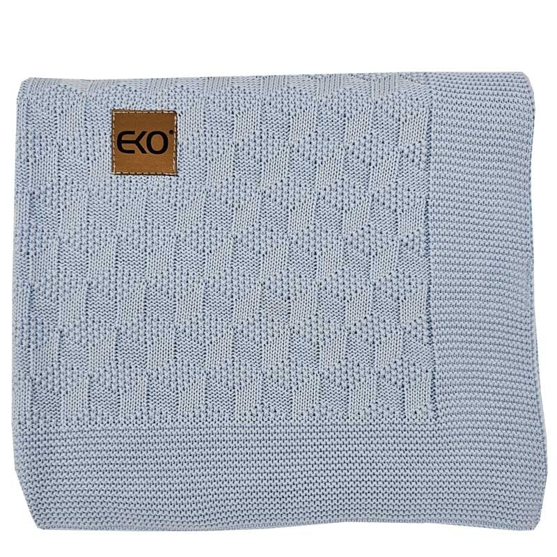 Bamboo blanket BLUE