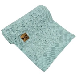 Bamboo blanket TURQUOISE