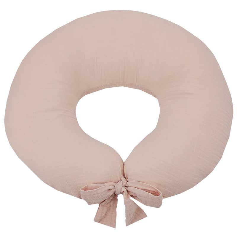 Muslin feeding croissant ROSE PINK Muslin feeding croissant ROSE PINK