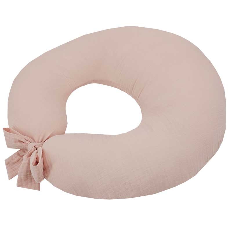 Mousseline d'allaitement croissant ROSE PINK