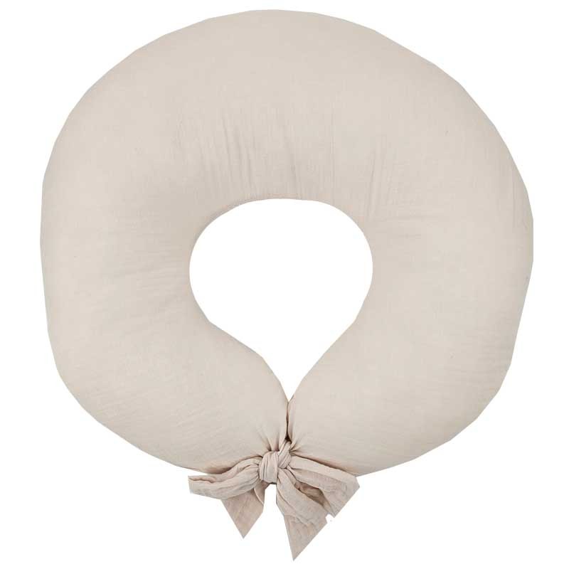 Mulltuch zum Stillen Croissant BEIGE