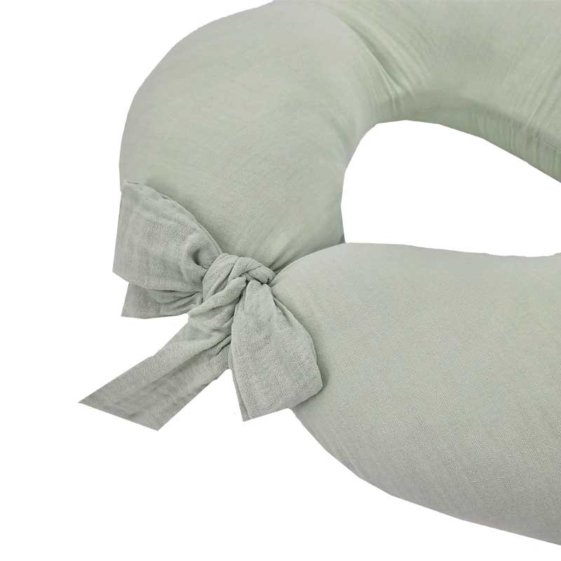 Mušelínové dojčenie croissant MINT Mušelínové dojčenie croissant MINT