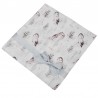 BAMBOO SWADDLE & NAPPY 120 x 120 cm  OWLS PACKAGING BAG