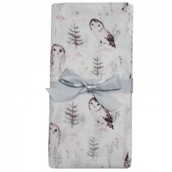 ANGLAISE BAMBOU / NAPPLE 120 x 120 cm  OWLS SAC D'EMBALLAGE