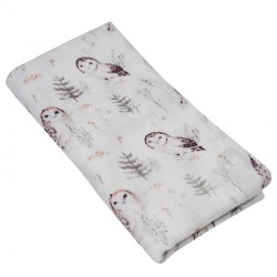 ANGLAISE BAMBOU / NAPPLE 120 x 120 cm  OWLS SAC D'EMBALLAGE