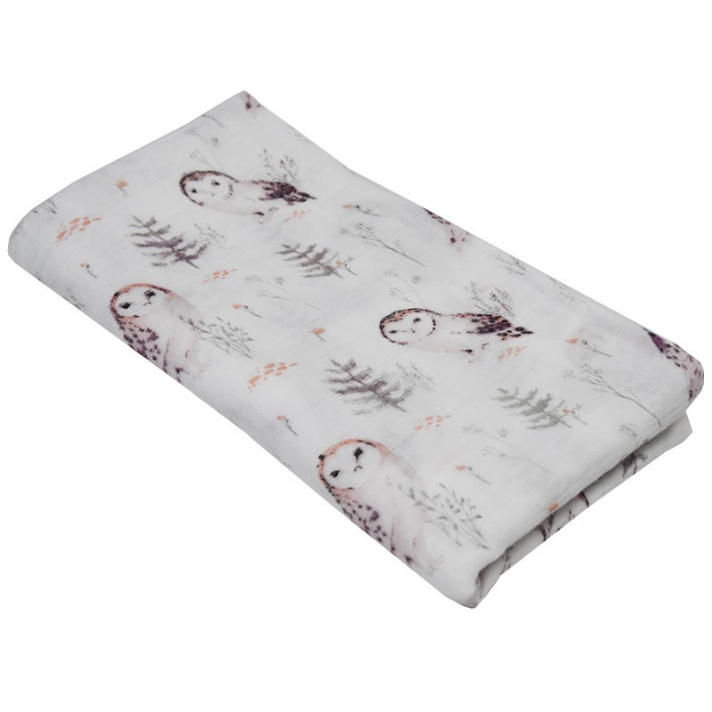 ANGLAISE BAMBOU / NAPPLE 120 x 120 cm  OWLS SAC D'EMBALLAGE ANGLAISE BAMBOU / NAPPLE 120 x 120 cm  OWLS SAC D'EMBALLAGE