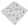 BAMBOO SWADDLE & NAPPY 120 x 120 cm  OWLS PACKAGING BAG