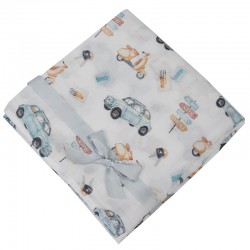 BAMBOO SWADDLE & NAPPY 120 x 120 cm  SCOOTER PACKAGING BAG