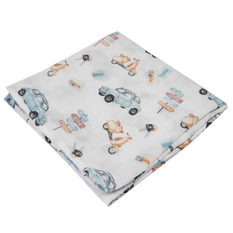 BAMBOO SWADDLE & NAPPY 120 x 120 cm  SCOOTER PACKAGING BAG BAMBOO SWADDLE & NAPPY 120 x 120 cm  SCOOTER PACKAGING BAG