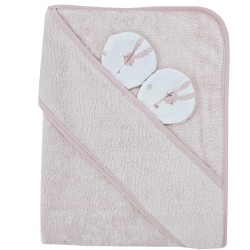 Peignoir en bambou BUNNY/ROSE PINK Peignoir en bambou BUNNY/ROSE PINK