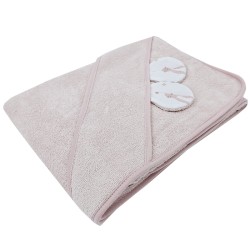 Ručnik sa kapuljačom & pregača BUNNY/ROSE PINK Ručnik sa kapuljačom & pregača BUNNY/ROSE PINK