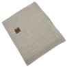 Blanket with fur lining BEIGE