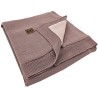 Blanket with fur lining LILAC