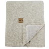 Blanket with fur lining BEIGE