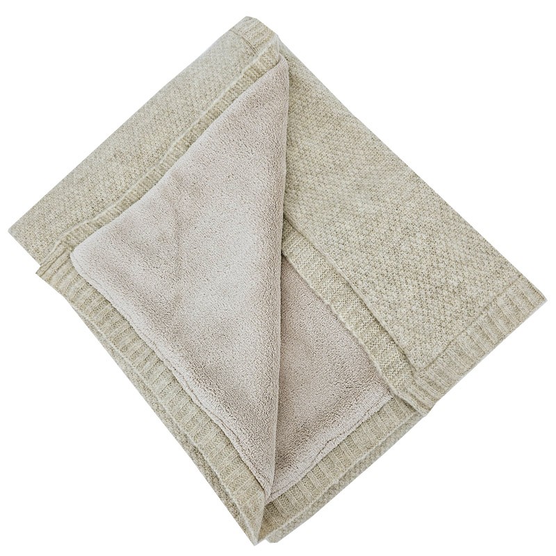 Одеяло с меховой подкладкой BEIGE Одеяло с меховой подкладкой BEIGE