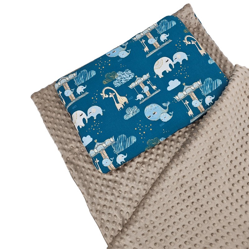 Sac de couchage pour enfant d'âge préscolaire 70 x 140 cm avec sac AMUSEMENT PARK Sac de couchage pour enfant d'âge préscolaire 70 x 140 cm avec sac AMUSEMENT PARK