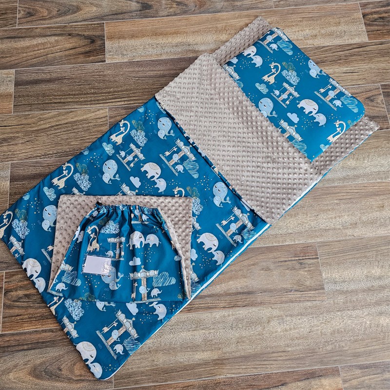 Sac de couchage pour enfant d'âge préscolaire 70 x 140 cm avec sac AMUSEMENT PARK Sac de couchage pour enfant d'âge préscolaire 70 x 140 cm avec sac AMUSEMENT PARK