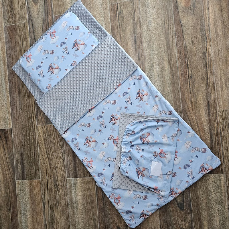 Sac de couchage pour enfant d'âge préscolaire 70 x 140 cm avec sac AVIATOR Sac de couchage pour enfant d'âge préscolaire 70 x 140 cm avec sac AVIATOR