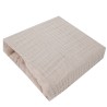 Muslin sheet with elastic band 120 x 60 cm HONEY