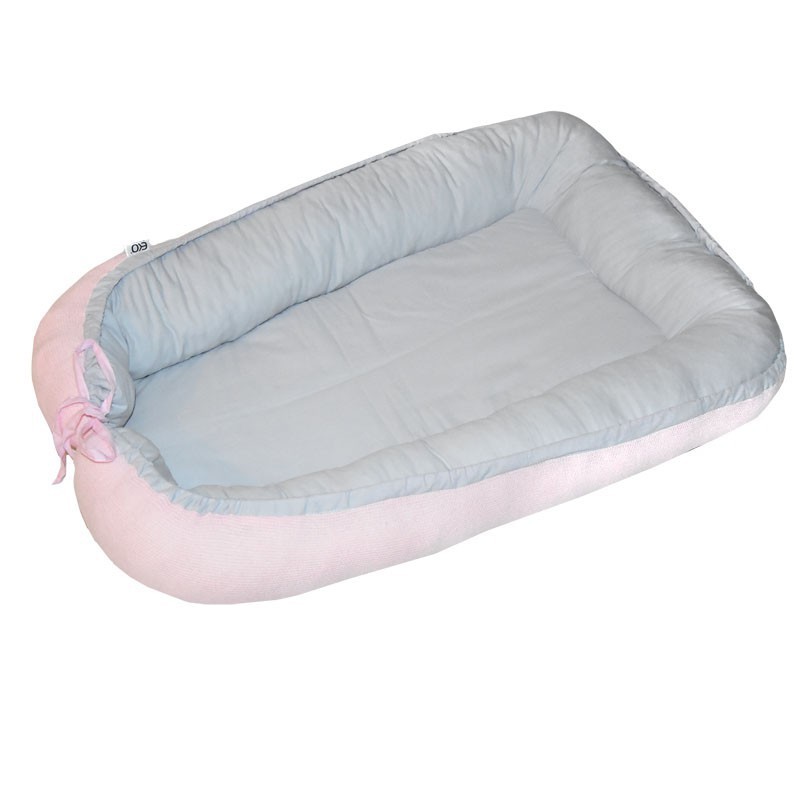 Gnijezdo za bebe PINK/GREY Gnijezdo za bebe PINK/GREY