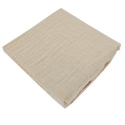 Muslin sheet with elastic band 120 x 60 cm HONEY