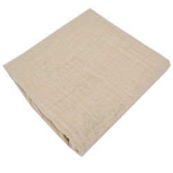 Muslin sheet with elastic band 120 x 60 cm HONEY