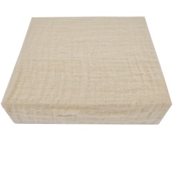 Muslin sheet with elastic band 120 x 60 cm HONEY