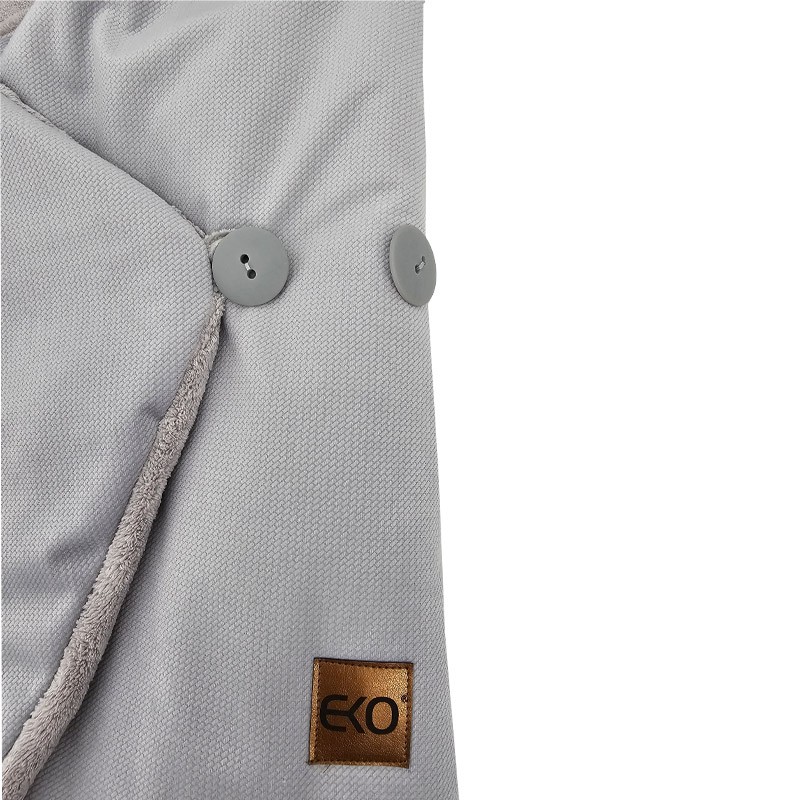 Sleeping bag for car seat VELVET 3- and 5-point belts GREY Sleeping bag for car seat VELVET 3- and 5-point belts GREY