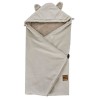 Sleeping bag for car seat VELVET 3- and 5-point belts LIGHT BEIGE