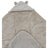 Schlafsack für Autositz VELVET 3- und 5-Punkt-Gurt LIGHT BEIGE