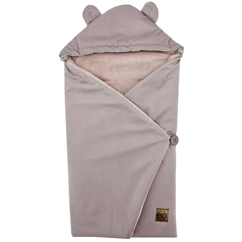 Sleeping bag for car seat VELVET 3- and 5-point belts ICING