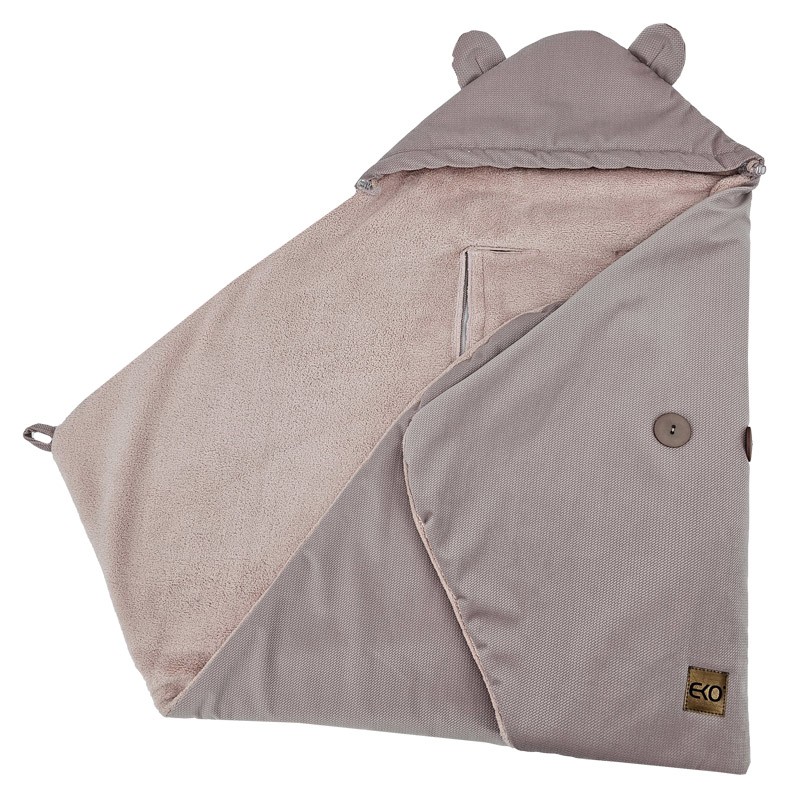 Schlafsack für Autositz VELVET 3- und 5-Punkt-Gurt ICING