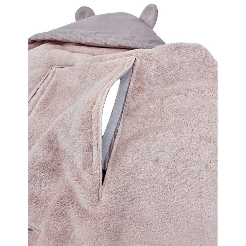 Schlafsack für Autositz VELVET 3- und 5-Punkt-Gurt ICING